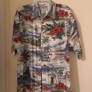 Vintage Big Dogs Hawaiian Shirt